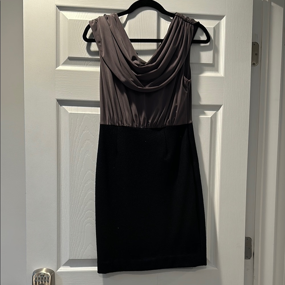 Elegant Two-Tone Sleeveless Dress